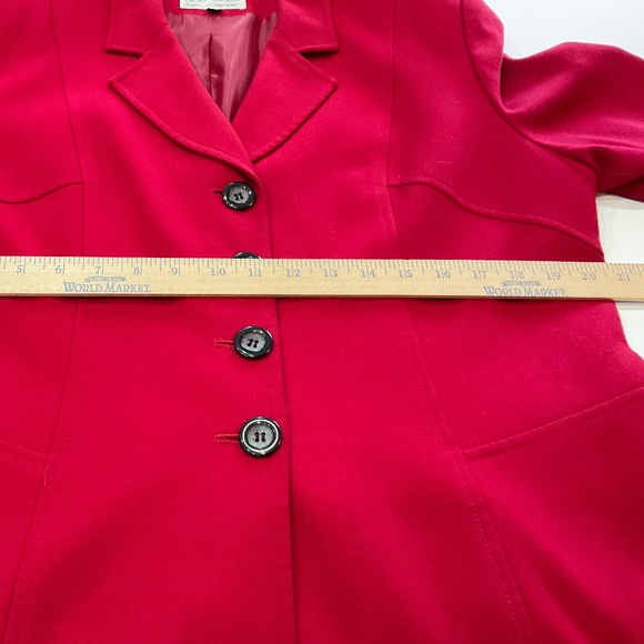 Women’s red Le Suit suit jacket size 16 - Picture 4 of 7